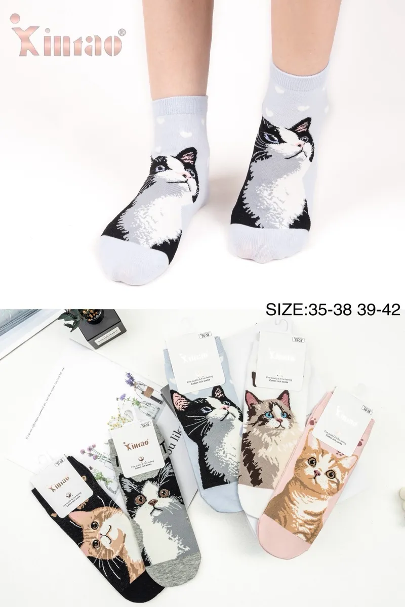 Skarpetki Ximao z kotami rozmiar 35-38 39-42