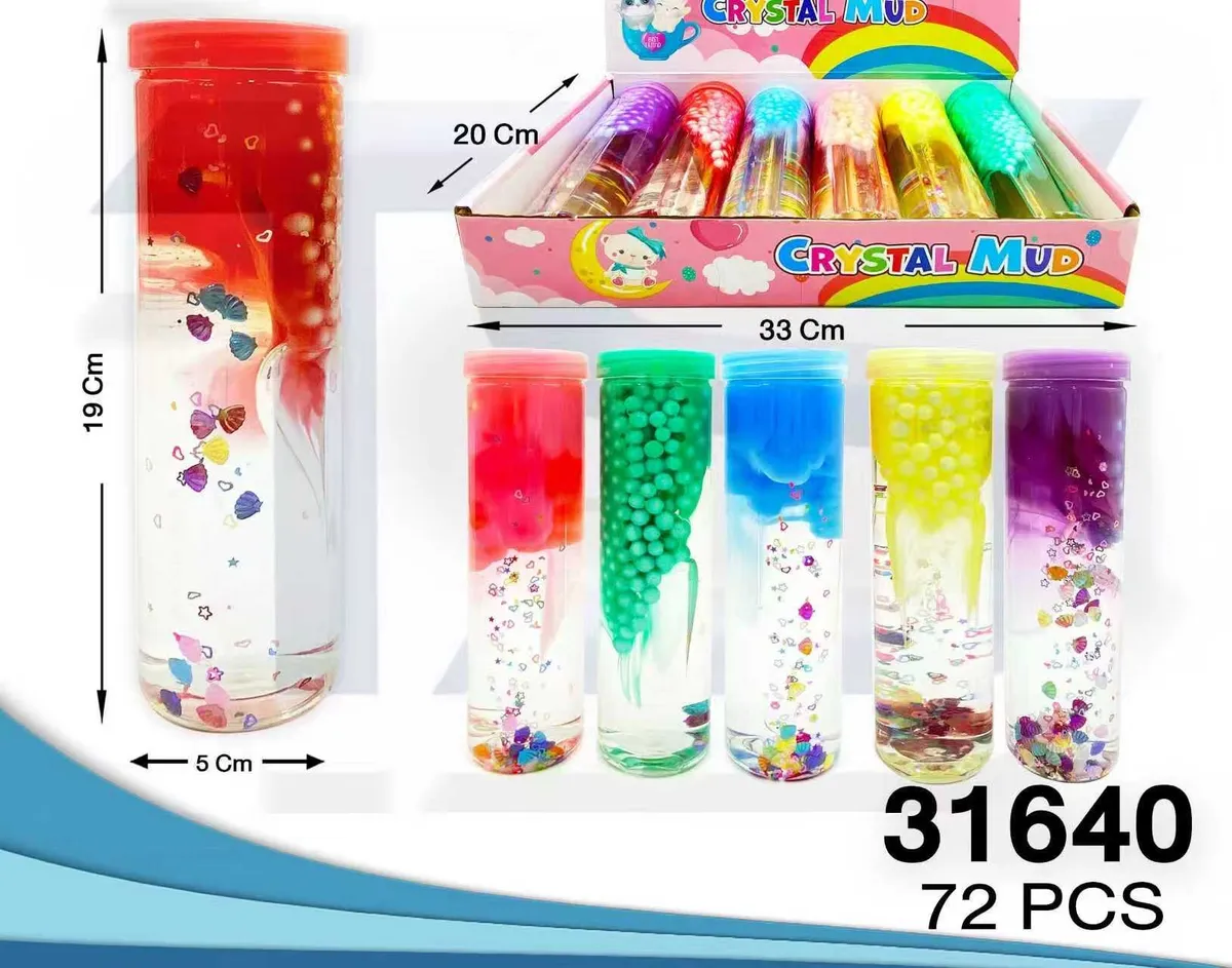 Kryształowy Slime Crystal Mud Wielokolorowy 19x5cm