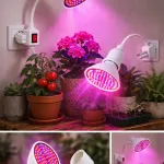 Żarówka LED do roślin z uchwytem elastycznym