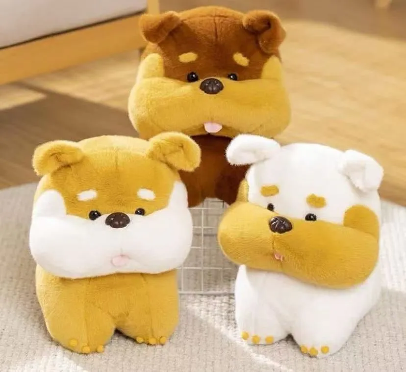 Maskotka pluszowa pies mix kolorów 30cm