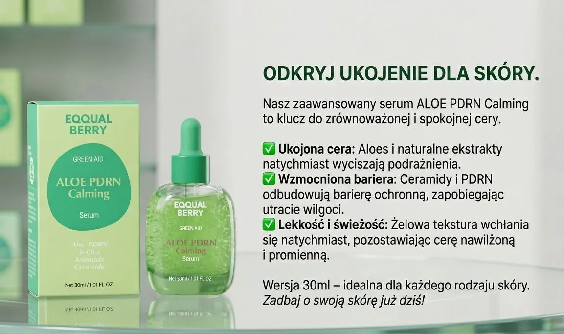 EQQUAL BERRY Aloe PDRN Calming Serum Zielone 30ml