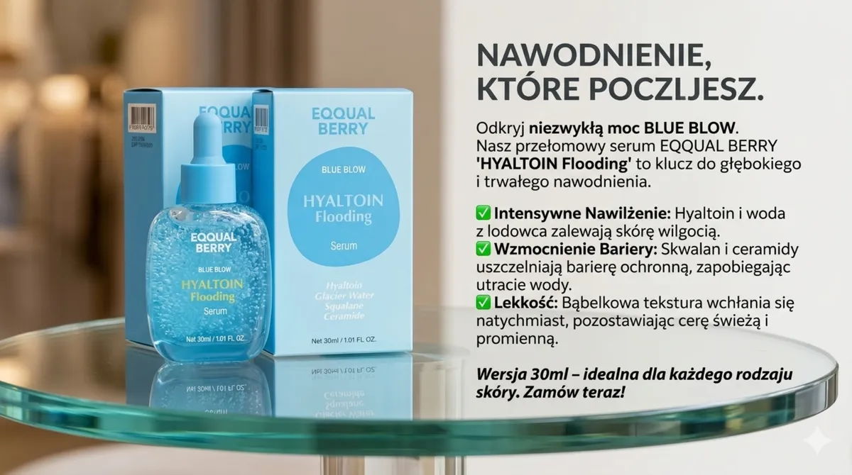 Eqqual Berry Hyaltoin Flooding Serum Nawilżające 30ml Niebieskie
