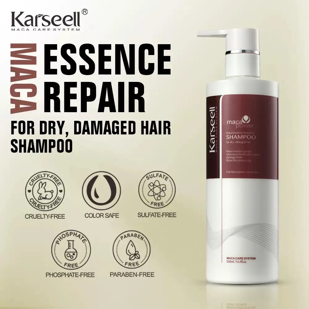 Karseell Maca Essence Repair Shampoo 500ml do suchych włosów