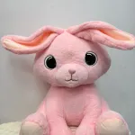 Maskotka Królik z Kocykiem Różowy 60cm