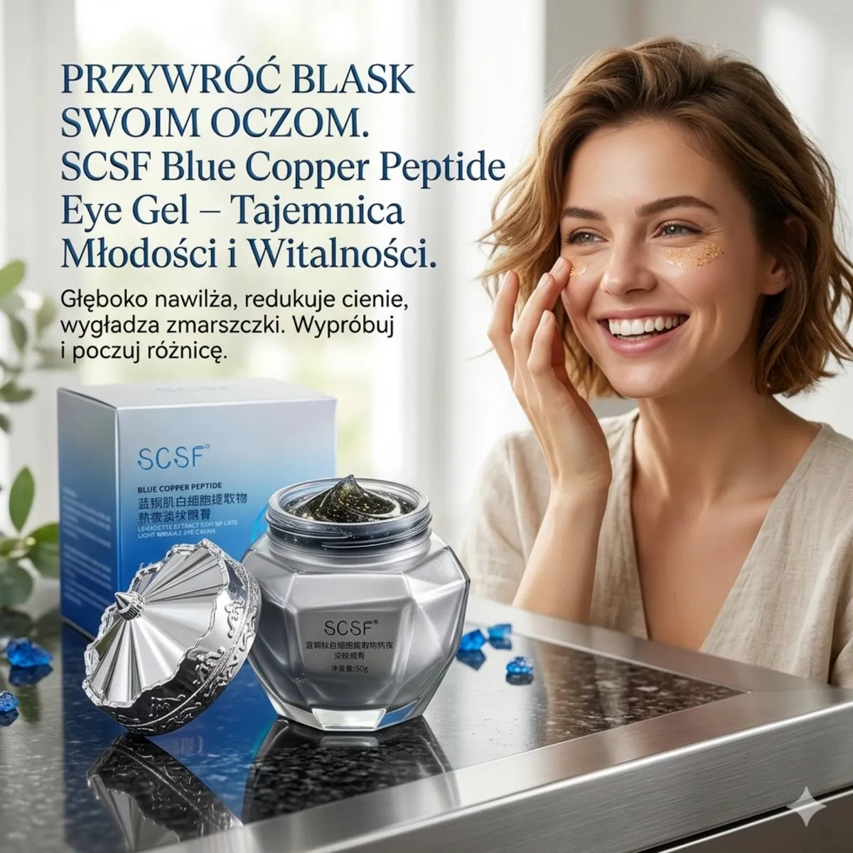 SCSF Blue Copper Peptide Eye Gel 50g