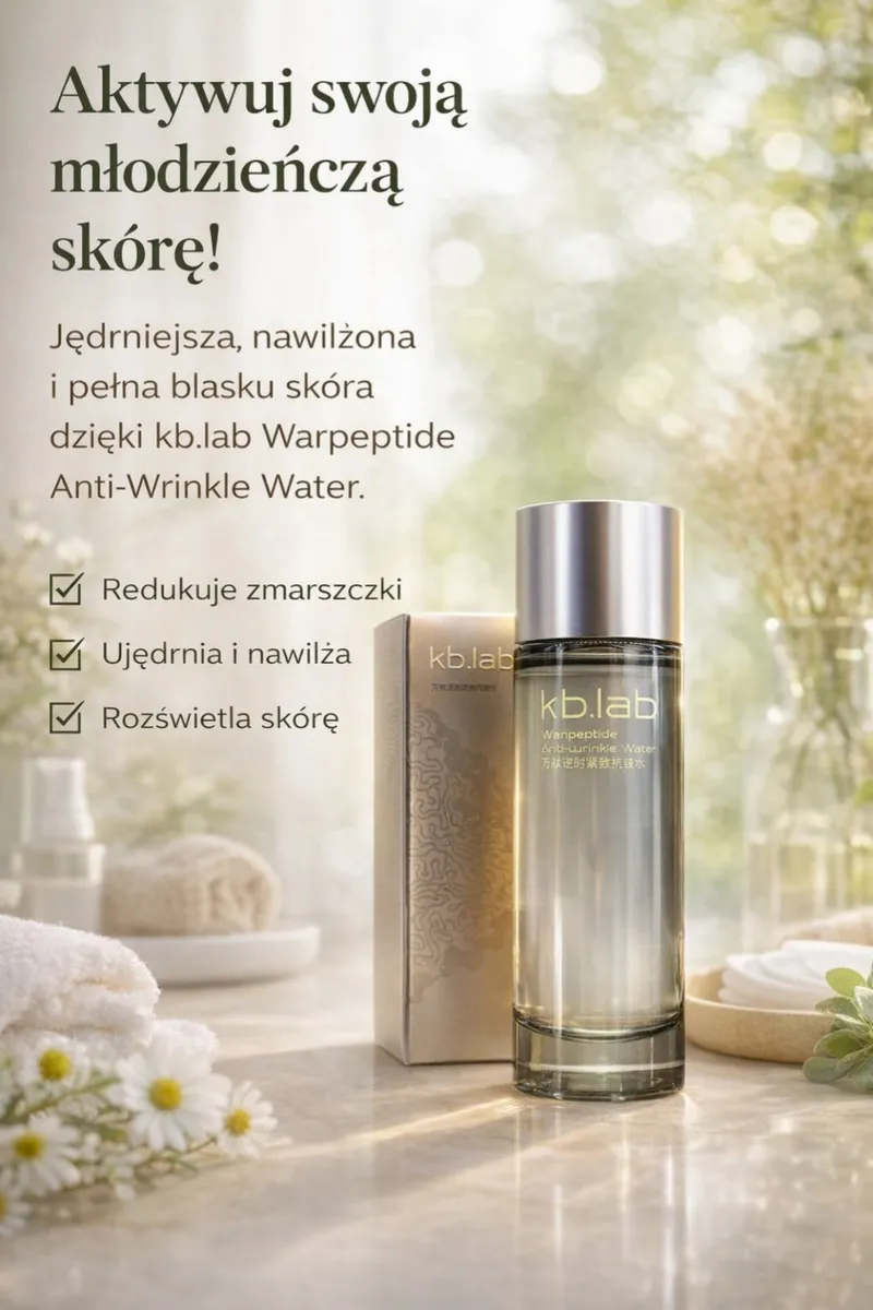 kb.lab Warpeptide Anti-Wrinkle Water 120ml