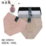 HAN damskie figi bawełniane XL-XXXXL z koronką