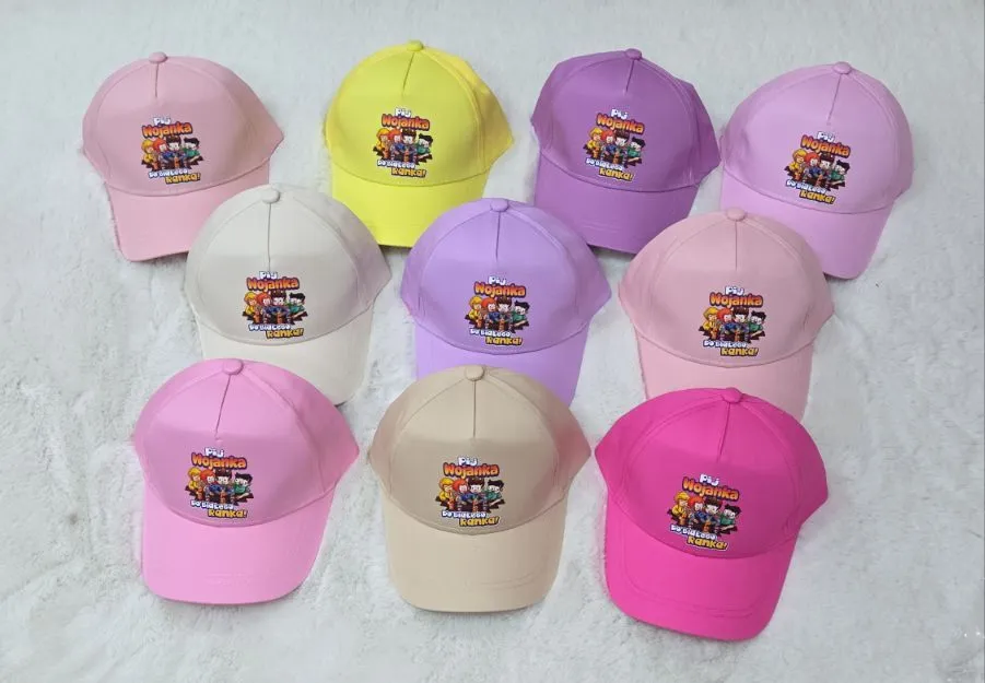 Czapka Wujek Bujanka 50-52cm Różowa Żółta Fioletowa