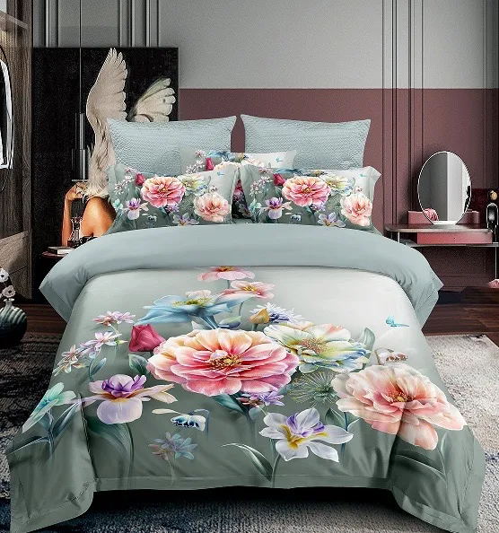 Komplet pościeli 3D satyna bawełniana 200/220 cm