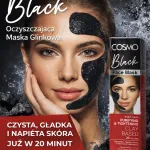 COSMO Black Maska Glinkowa Oczyszczająca 125g