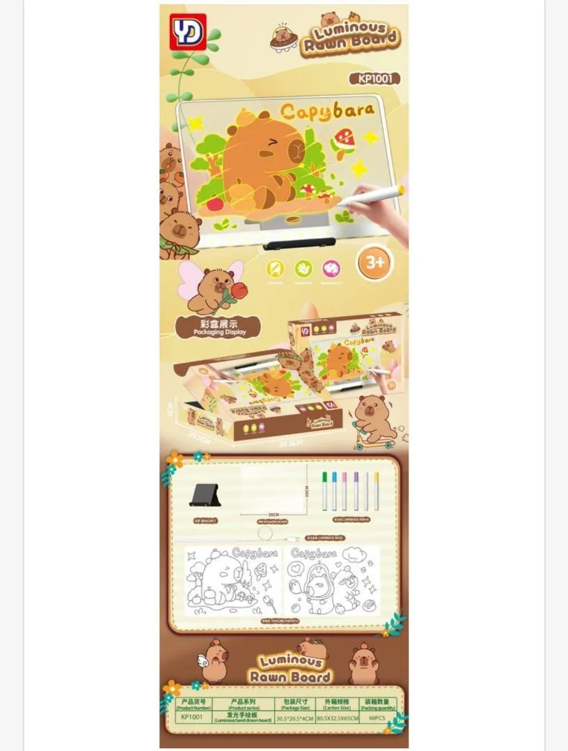 Tablica rysunkowa Luminous Room KP100 Capybara 30,5x52 cm