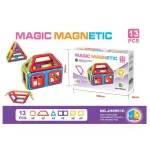 Magic Magnetic Zestaw magnesycznych klocków 13 szt kolorowy