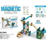 Magnetyczne Klocki Budowlane 45 elementów NO.D001