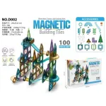 Magnetyczne Kafelki Budowlane 100 elementów 3+