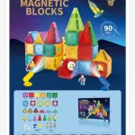 Magnetyczne klocki Magic Light Series 90 pcs