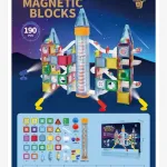 Magnetyczne klocki Magic Light Series 190 elementów