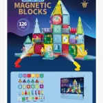 Magnetyczne Bloki Magic Light 126 szt. z podświetleniem