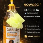Cassillia Żel pod prysznic rozświetlający 1000ml z gąbką