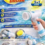 Magic Brush 5w1 Elektryczna Szczotka Czyszcząca USB