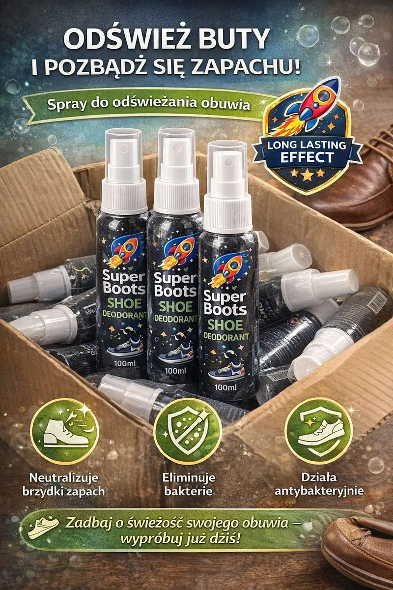 Super Boots Spray do obuwia 100ml czarny
