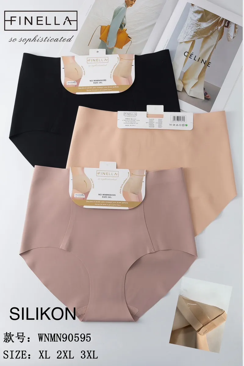 Finella Silikonowe Majtki Beżowe XL-3XL