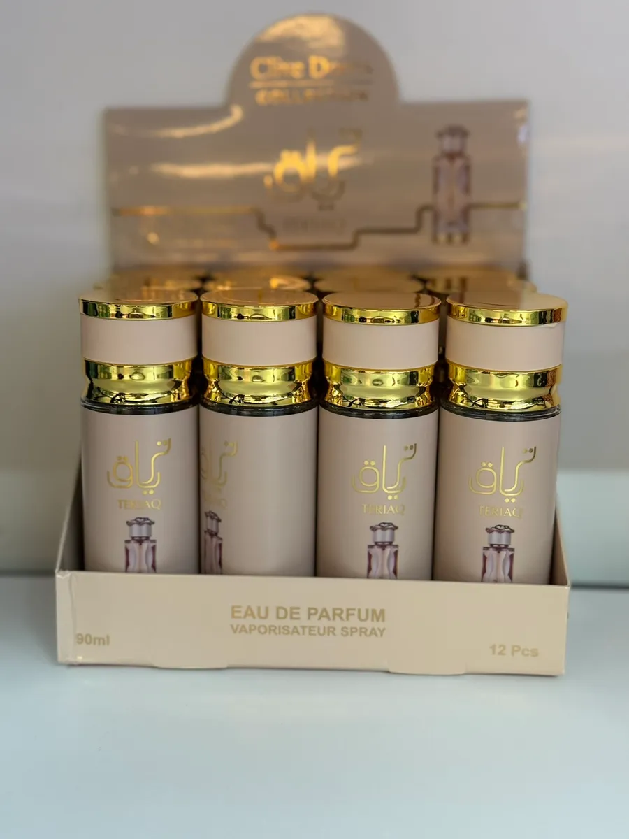 Perfumy Eau de Parfum Teriaq 90ml beżowo-złote