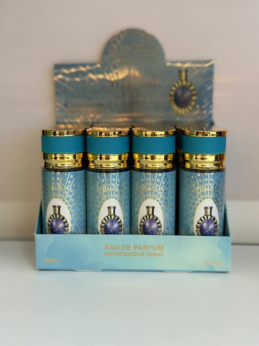 Woda perfumowana Vicforia 90ml niebieska butelka