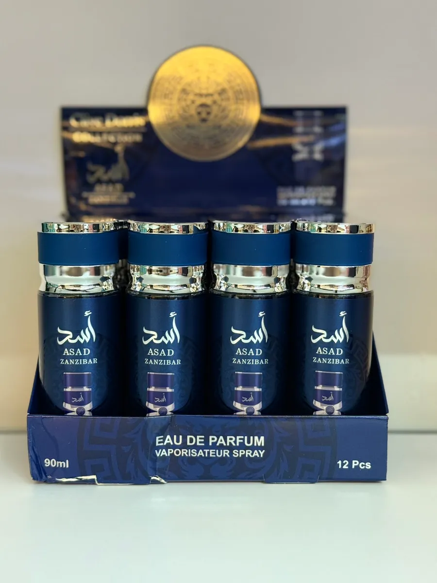 Asad Zanzibar Eau de Parfum granatowy 90ml
