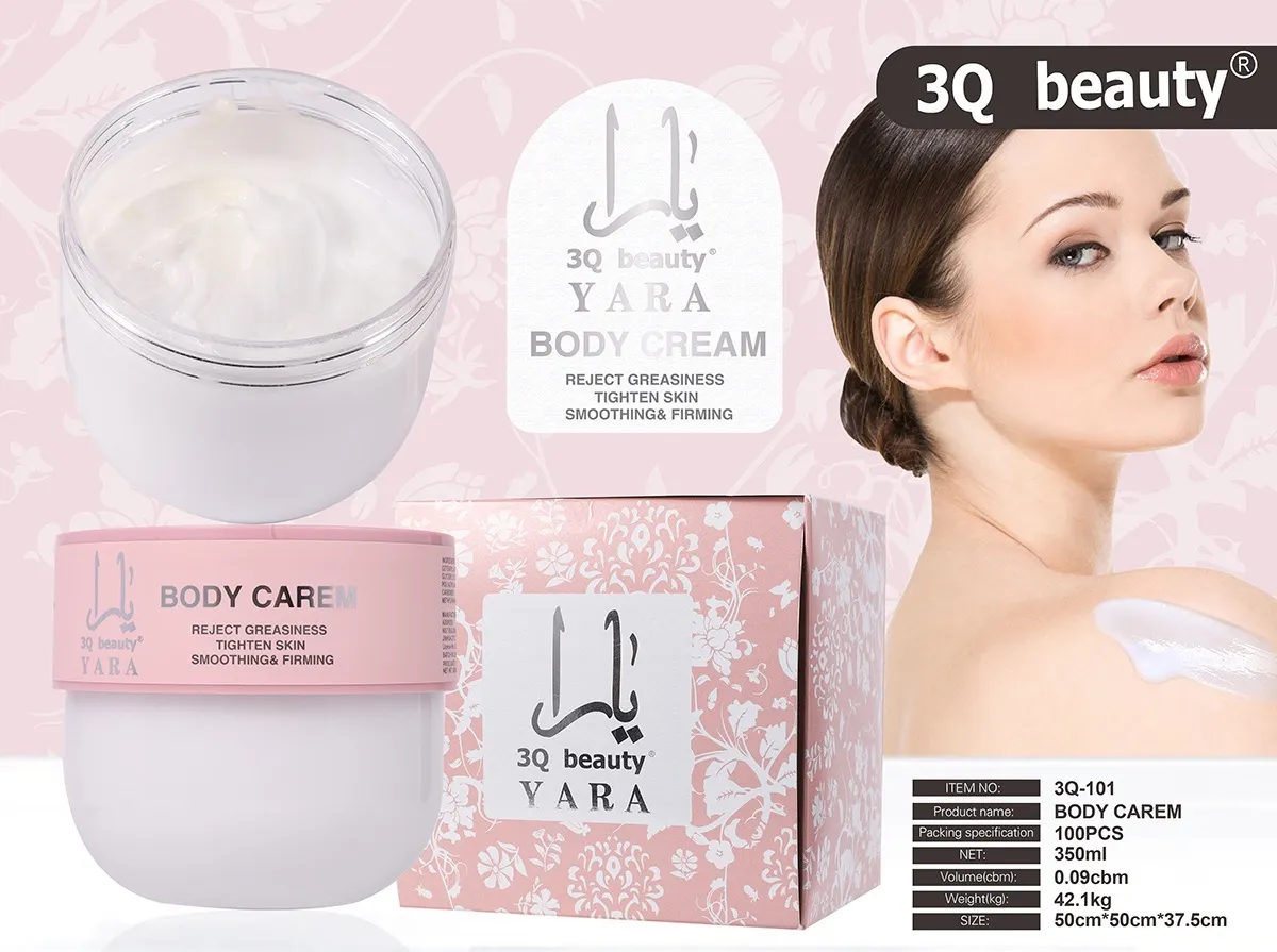 Yara Body Cream 3Q Beauty Reject Greasiness 350ml