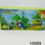 Magnetyczne kostki budujące 100 elementów Minecraft 3+