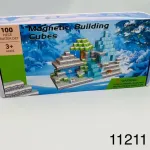 Magnetyczne klocki budowalne 100 elementów starter 3+