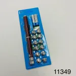 Laser Pointer Czerwony z 12 końcówkami LED