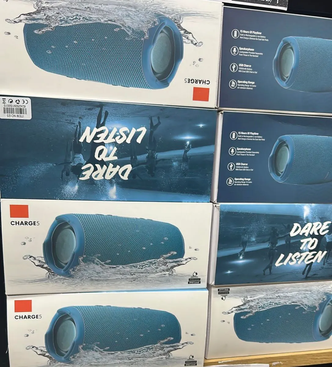 Głośnik Bluetooth JBL Charge 5 Niebieski Wodoodporny