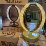 Lampa stołowa Crystal Table Lamp złota kryształowa