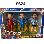 Zestaw figurek Football League Ronaldo Mbappe Messi FIFA 2026