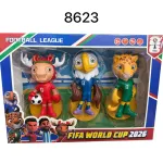 Zestaw figurek FIFA World Cup 2026 3+ Czerwony Niebieski Zielony