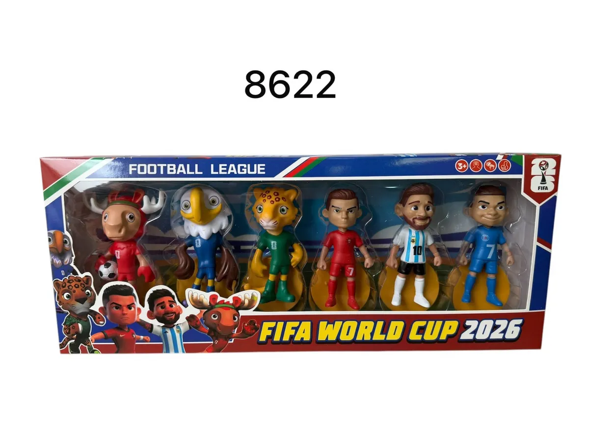 Zestaw figurek FIFA World Cup 2026 Football League 6 szt