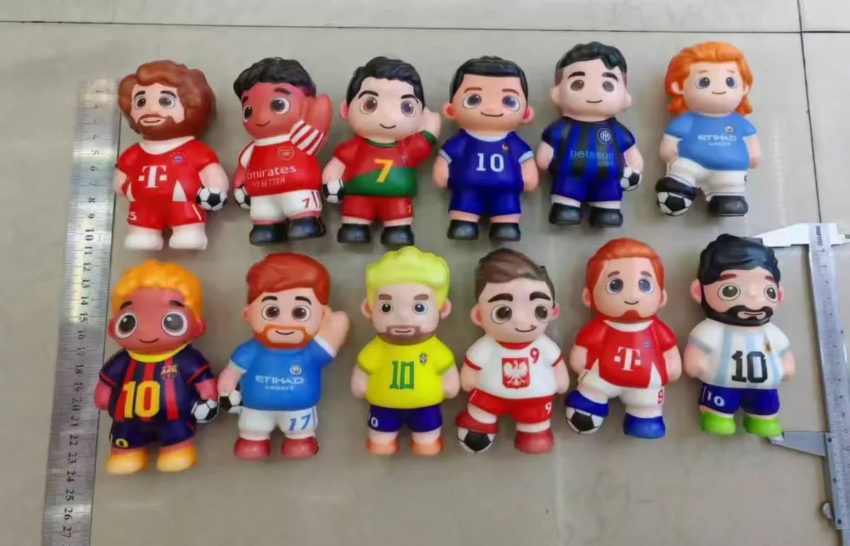 Gniotki Piłkarze Reprezentacji Mundialowych Kolorowe