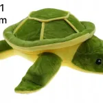 Pluszak Żółw Zielony Żółty 25cm