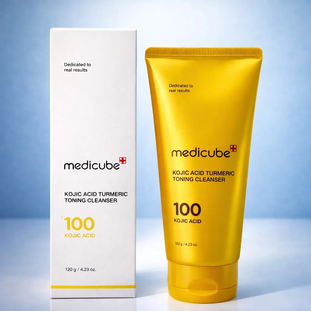 Medicube Kojic Acid Turmeric Toning Cleanser 120g