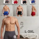 Męskie bokserki U z lwem L-3XL szary/czarny/czerwony/niebieski