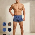 Bokserki męskie Calvin Klein granatowe z piłkami L-3XL