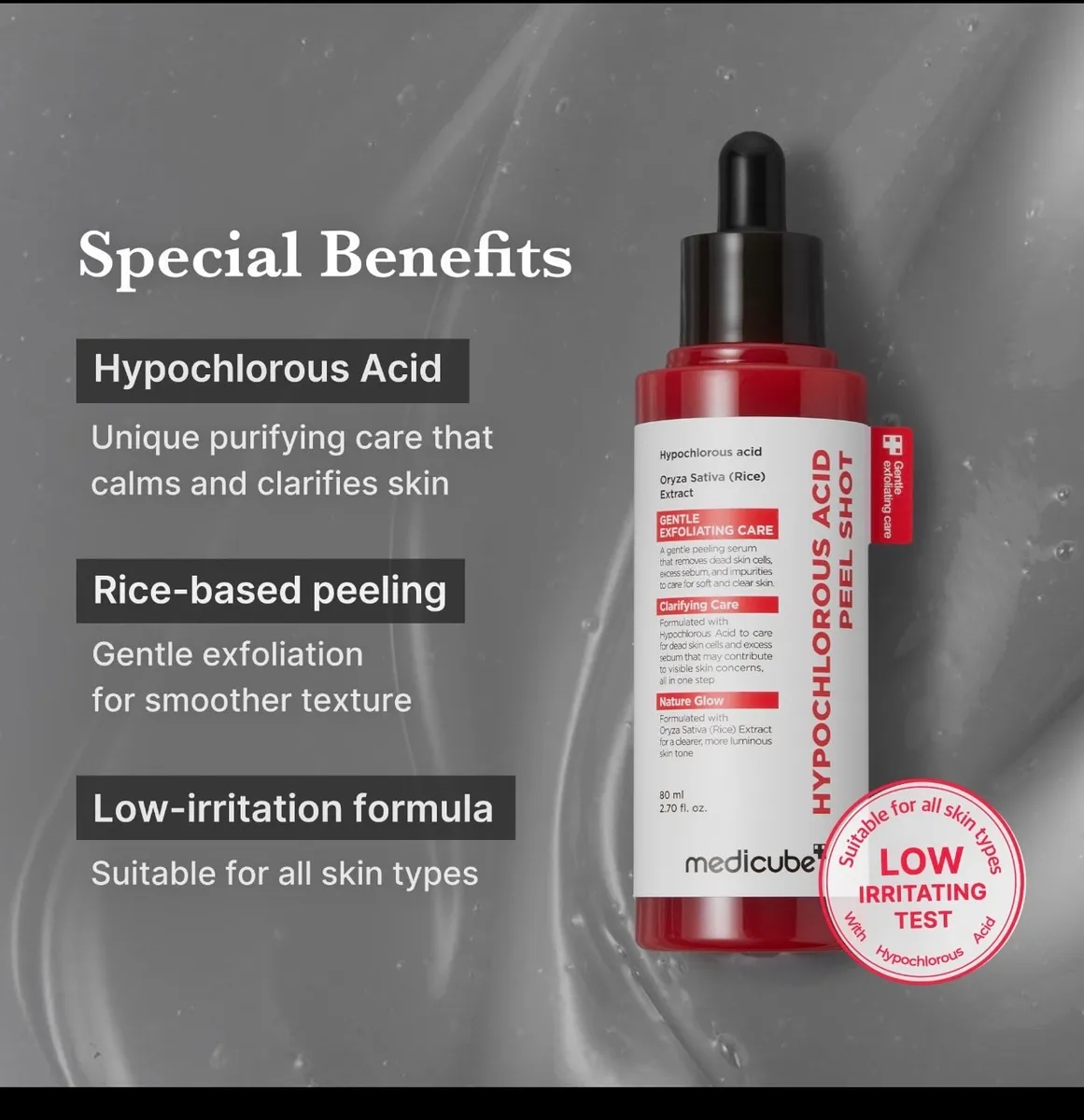 Esencja złuszczająca Medicube Hypochlorous Acid Shot 80ml
