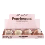 Hudavojii Pearlescent Baked Highlighter Zestaw 4 odcieni
