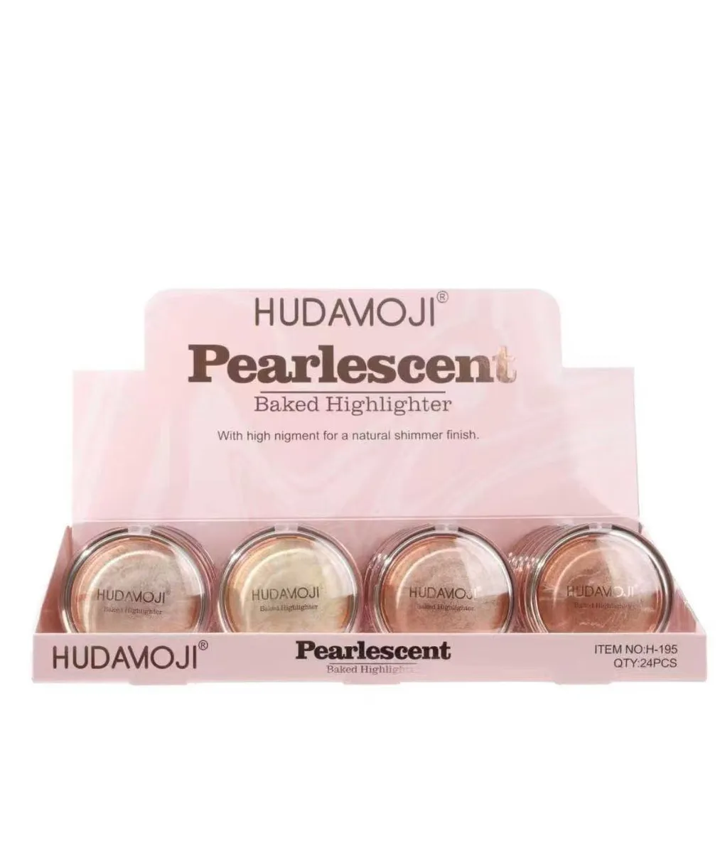 Hudavojii Pearlescent Baked Highlighter Zestaw 4 odcieni