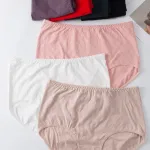 Finella Majtki damskie plus size 2XL-4XL wzór kwiatowy