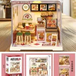 Zestaw DIY Miniatura Restauracja Hamburger Chicken Day
