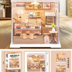 Zestaw DIY Mini Piekarnia Bakery 18x14x16.8cm LED