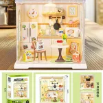Zestaw DIY Mini Kuchnia Kuchenka AERBAOQLI 19.8x16x14cm