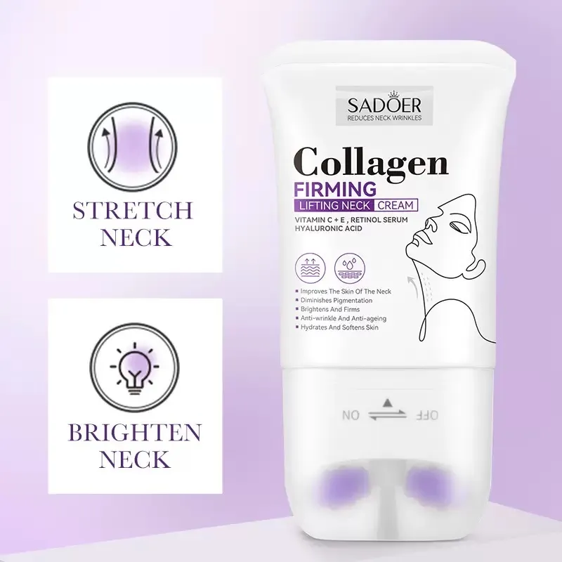 SADOER Collagen Firming Neck Cream z witaminą C i retinolem